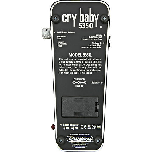 Dunlop Cry Baby 535Q Multi-Wah Pedal - musicians--Friend