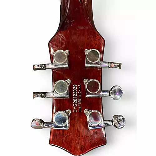 Used Gretsch Guitars G5220LH Electromatic Left Handed Dark Cherry Metallic Electric Guitar Dark Cherry Metallic - musicians--Friend