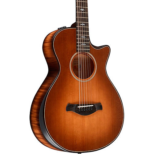 Taylor Builder's Edition 652ce V-Class 12-String Grand Concert Acoustic-Electric Guitar Wild Honey Burst - musicians--Friend