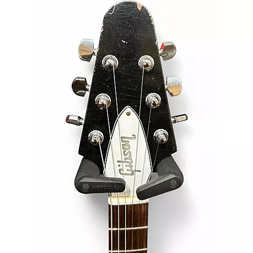 Used 2023 Gibson Custom Shop Murphy Lab Kirk Hammett 1979 Flying V Ebony Solid Body Electric Guitar Ebony - musicians--Friend
