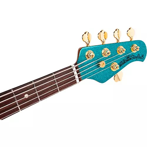 Ernie Ball Music Man StingRay5 Special H 5-String Electric Bass Guitar Black and Chrome - musicians--Friend