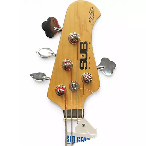 Used Sterling by Music Man Ray34 trans tunq Electric Bass Guitar trans tunq - musicians--Friend