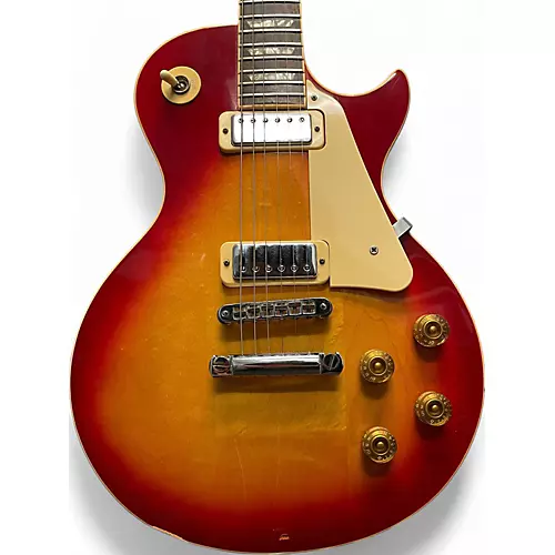 Used 1981 Gibson Les Paul Deluxe Cherry Sunburst Solid Body Electric Guitar Cherry Sunburst - musicians--Friend