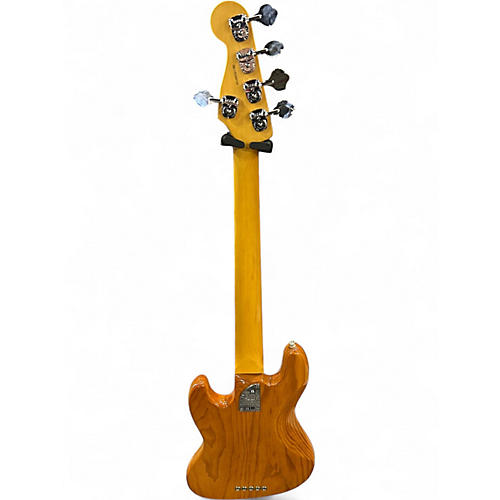 Used Fender American Professional II Jazz Bass V Natural Electric Bass Guitar Natural - musicians--Friend