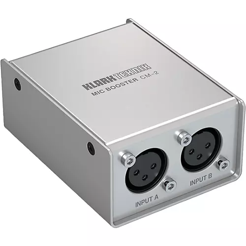 Klark Teknik MIC BOOSTER CM-2 2-Channel Dynamic Microphone Booster with Preamps - musicians--Friend