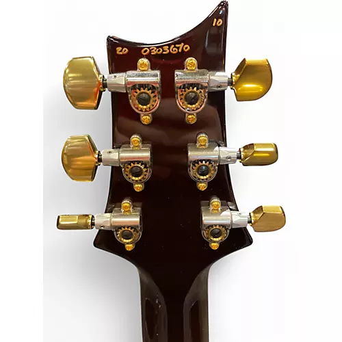 Used 2020 PRS Custom 24 10 Top Sunburst Solid Body Electric Guitar Sunburst - musicians--Friend