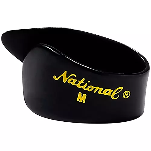 D'Addario National Thumb Pick, Large Black Celluloid 12-Pack - musicians--Friend