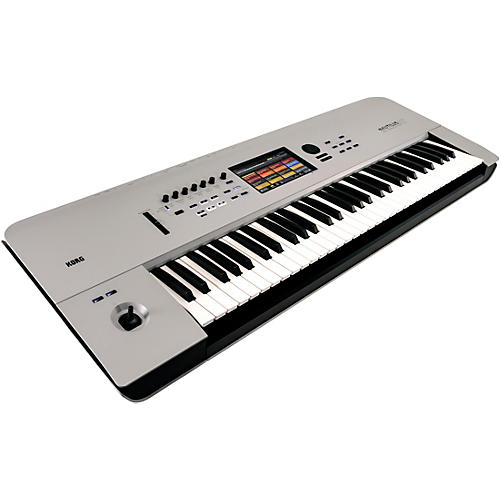 KORG NAUTILUS AT Music Workstation, Limited-Edition Gray 61 Key - musicians--Friend