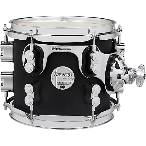 PDP by DW Concept Maple Rack Tom with Chrome Hardware 8 x 7 in. Twisted Ivory - musicians--Friend