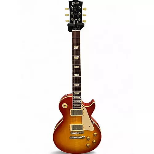 Used 2009 Gibson CUSTOM SHOP LES PAUL R8 CHAMBERED CHERRY Solid Body Electric Guitar CHERRY - musicians--Friend