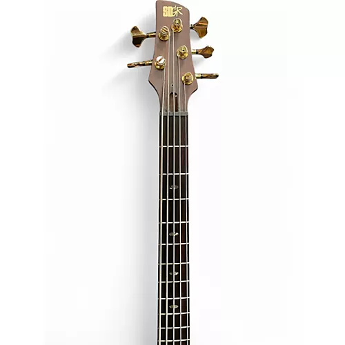 Used Ibanez SR1205E 5 String Antique Natural Electric Bass Guitar Antique Natural - musicians--Friend