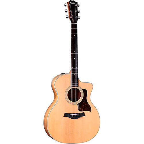 Taylor 214ce Koa Grand Auditorium Acoustic-Electric Guitar Natural - musicians--Friend