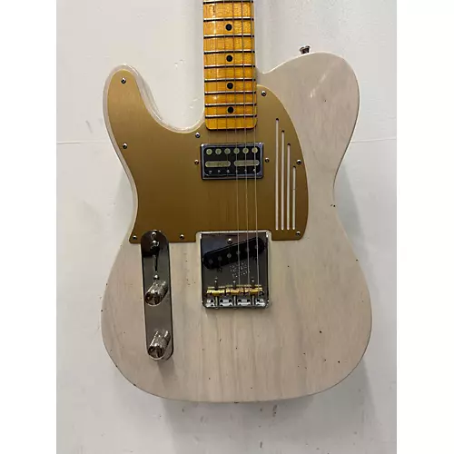 Used Fender 1952 Journeyman Relic Telecaster Vintage White Solid Body Electric Guitar Vintage White - musicians--Friend