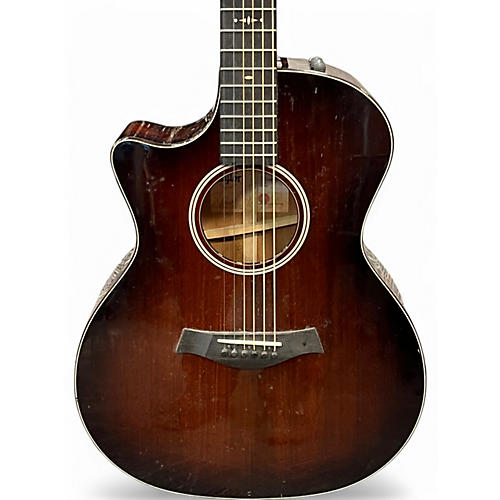 Used 2016 Taylor 524CE Left Handed Shaded Edge Burst Acoustic Guitar Shaded Edge Burst - musicians--Friend