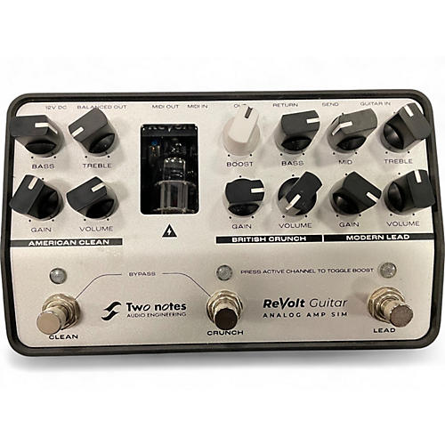 Used Two Notes AUDIO ENGINEERING ReVolt Guitar Analog Amp Sim Guitar Preamp - musicians--Friend