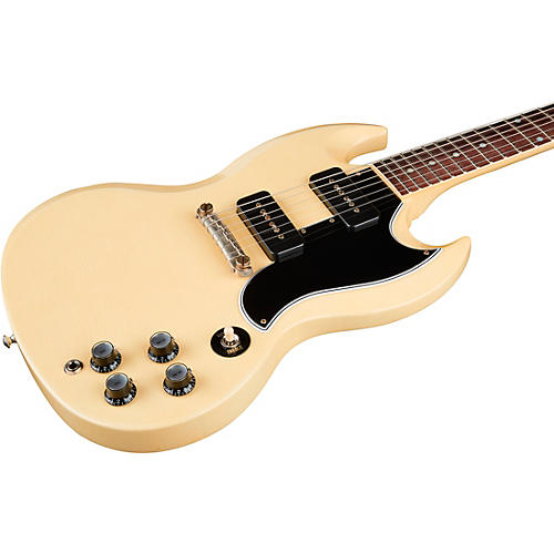 Gibson Custom Murphy Lab 1963 SG Special Reissue Lightning Bar Ultra Light Aged Electric Guitar Classic White - musicians--Friend