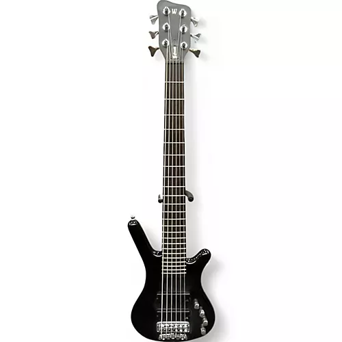Used Warwick CORVETTE ROCK BASS Black Electric Bass Guitar Black - musicians--Friend