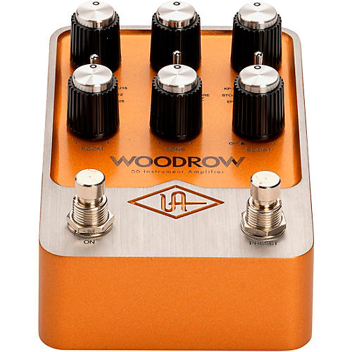 Universal Audio UAFX Woodrow '55 Instrument Amplifier Effects Pedal Copper - musicians--Friend