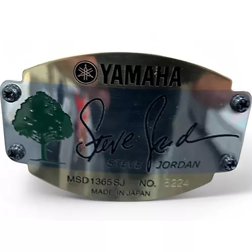 Used Yamaha 13X6.5 Steve Jordan Snare NATURAL Drum NATURAL 197 - musicians--Friend