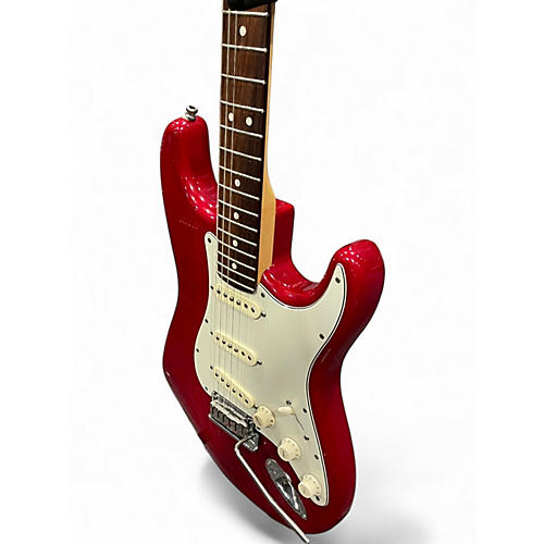 Used Fender American Standard Stratocaster red Solid Body Electric Guitar red - musicians--Friend