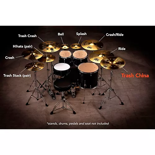 MEINL HCS Trash China Cymbal 16 in. - musicians--Friend