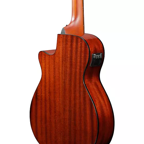 Ibanez AEGB24E Acoustic-Electric Bass Guitar Black Gloss - musicians--Friend