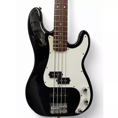 Used Squier Precision Bass Special Black Electric Bass Guitar Black - musicians--Friend
