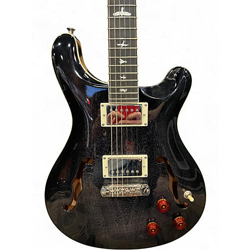 Used PRS Hollowbody Black Hollow Body Electric Guitar Black - musicians--Friend