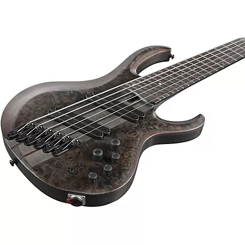 Ibanez BTB806MS 6-String Multi Scale Electric Bass Transparent Gray Flat - musicians--Friend