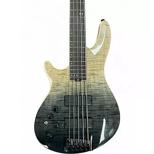 Used Schecter Guitar Research SLS ELITE 5 BLACK FADE Electric Bass Guitar BLACK FADE - musicians--Friend