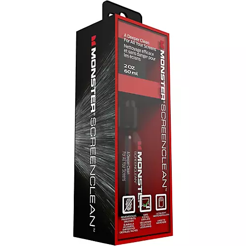 Monster Cable ScreenClean 60ML Bottle & Microfiber Cloth - musicians--Friend