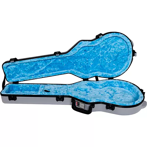 Gator Flight Pro V3 TSA Series ATA Molded Gibson Les Paul Guitar Case Gray - musicians--Friend