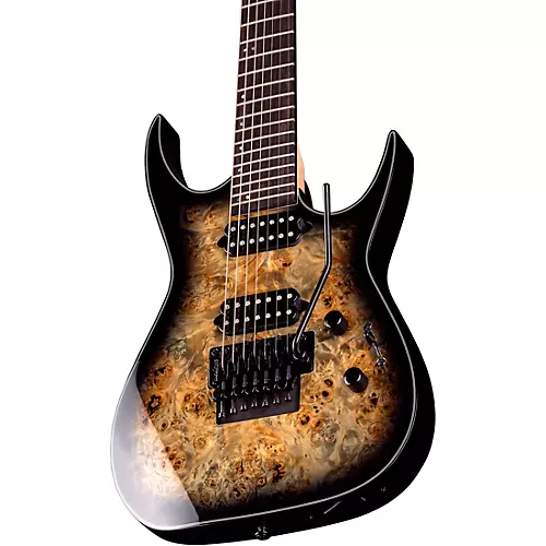Dean Exile Select 7-String Electric Guitar Natural Black Burst - musicians--Friend
