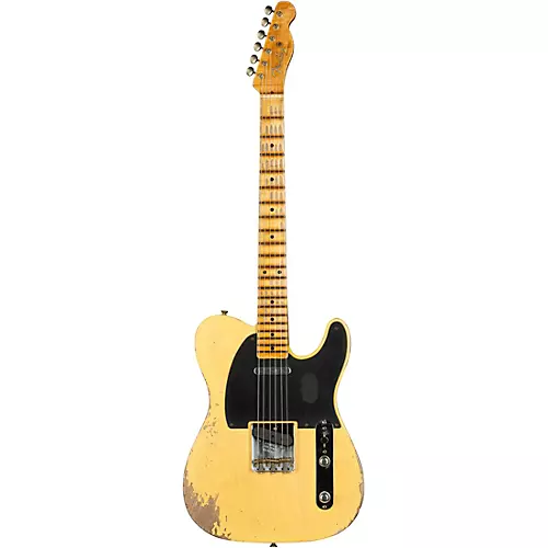 Fender Custom Shop Limited-Edition '53 Telecaster Heavy Relic Electric Guitar Aged Nocaster Blonde - musicians--Friend