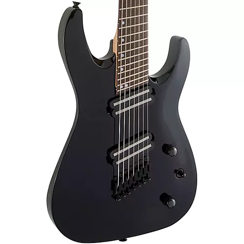 Jackson X Series Dinky Arch Top DKAF7 MS 7-String Electric Guitar Gloss Black - musicians--Friend
