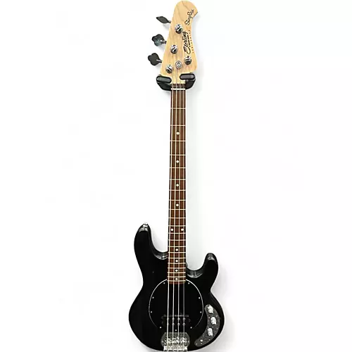 Used Sterling by Music Man stingray Black Electric Bass Guitar Black - musicians--Friend