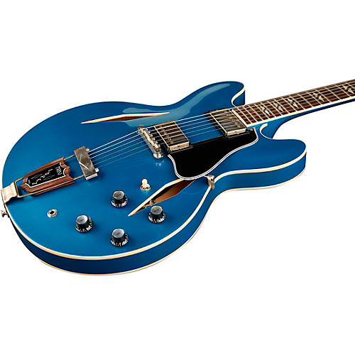 Gibson Custom 1964 Trini Lopez Standard Reissue VOS Semi-Hollowbody Electric Guitar Pelham Blue - musicians--Friend