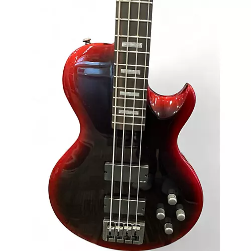 Used Schecter Guitar Research Nadja Peulen NP4 Red Electric Bass Guitar Red - musicians--Friend