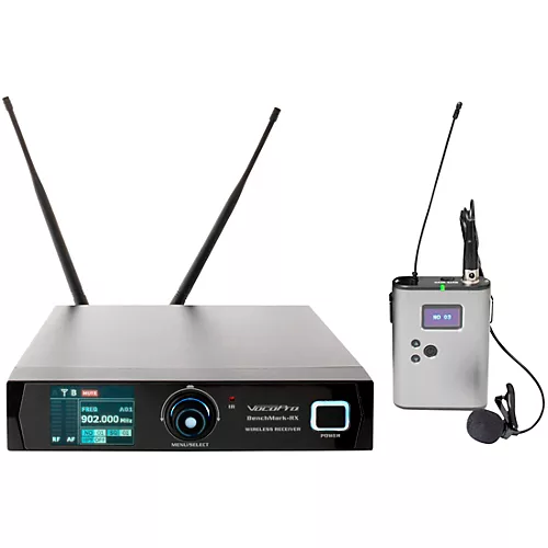 VocoPro Benchmark-LAV: True diversity PLL wireless bodypack system with lavalier mic - musicians--Friend