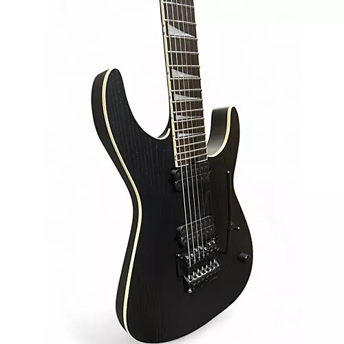 Used 2024 Jackson SL7 JEFF LOOMIS Black Solid Body Electric Guitar Black - musicians--Friend
