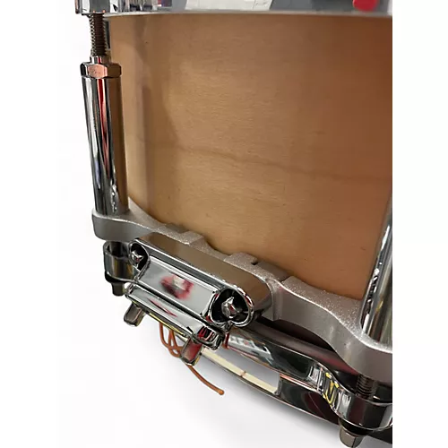 Used Pearl 5X14 free floater Natural Drum Natural 8 - musicians--Friend