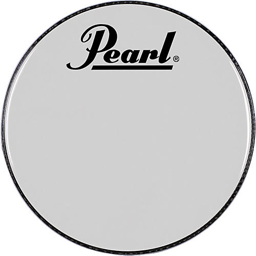 Pearl Logo Front Bass Drum Head Ebony 22 in. - musicians--Friend
