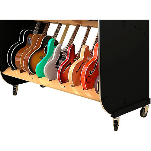 A&S Crafted Products The Session-Pro Double-Stack Mobile Guitar Rack - musicians--Friend