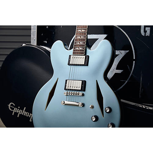 Epiphone Dave Grohl DG-335 Semi-Hollow Electric Guitar Pelham Blue - musicians--Friend