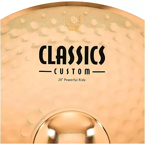 MEINL Classics Custom Powerful Ride - Brilliant 20 in. - musicians--Friend