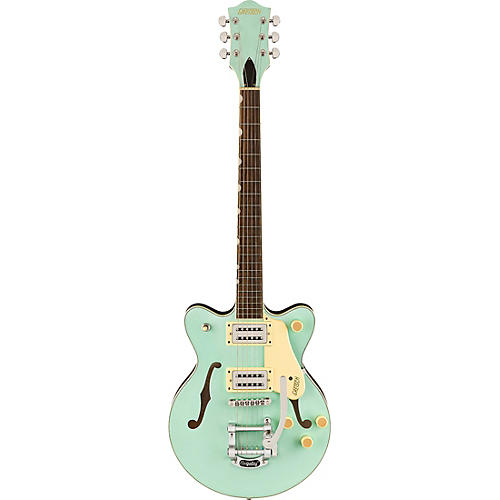 Gretsch Guitars Streamliner Limited-Edition Center Block Jr. Double-Cut Electric Guitar With Bigsby Mint Metallic - musicians--Friend