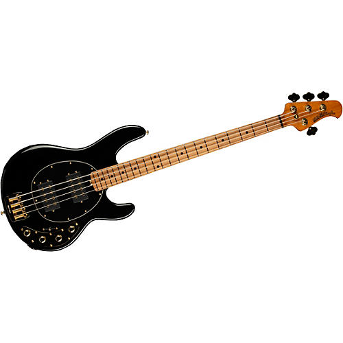 Ernie Ball Music Man StingRay Special HH Electric Bass Guitar Black and Chrome - musicians--Friend