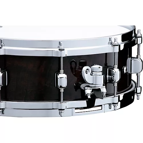 TAMA Starclassic Walnut/Birch Snare Drum With Chrome Shell Hardware 14 x 5 in. Gloss Black Walnut Burl - musicians--Friend