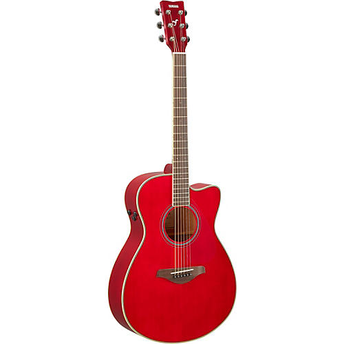 Yamaha FSC-TA TransAcoustic Concert Cutaway Acoustic-Electric Guitar Brown Sunburst - musicians--Friend