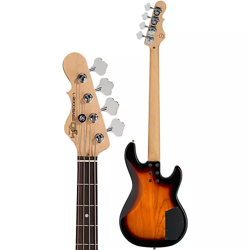 G&L Tribute L2000 Left-Handed Electric Bass Guitar 3-Tone Sunburst - musicians--Friend